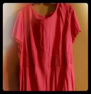 Pretty pink long dress